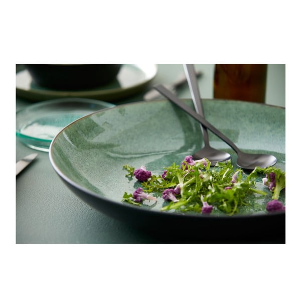 Zielono-czarna kamionkowa misa ø 40 cm Gastro Black/Green – Bitz-image-1
