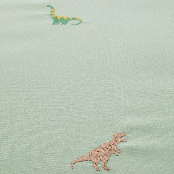 Zielona pościel dziecięca dwuosobowa z mikrowłókna 200x200 cm Embroidered Dinosaur – Catherine Lansfield-image-4