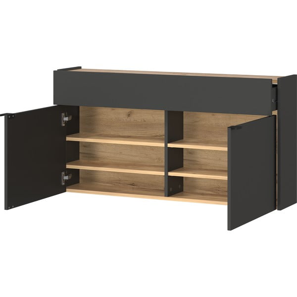 Antracytowa szafka 110x57x22 cm Ameca – Germania-image-3