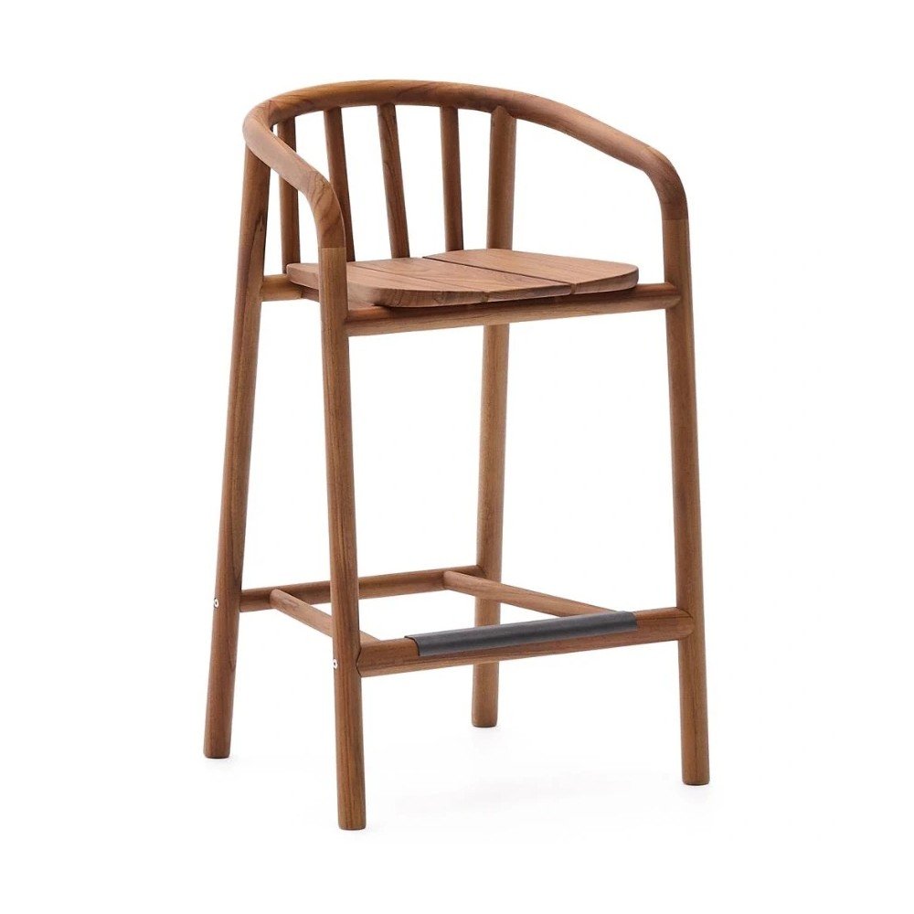 Drewniany hoker ogrodowy w naturalnym kolorze Turqueta – Kave Home