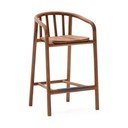 Drewniany hoker ogrodowy w naturalnym kolorze Turqueta – Kave Home