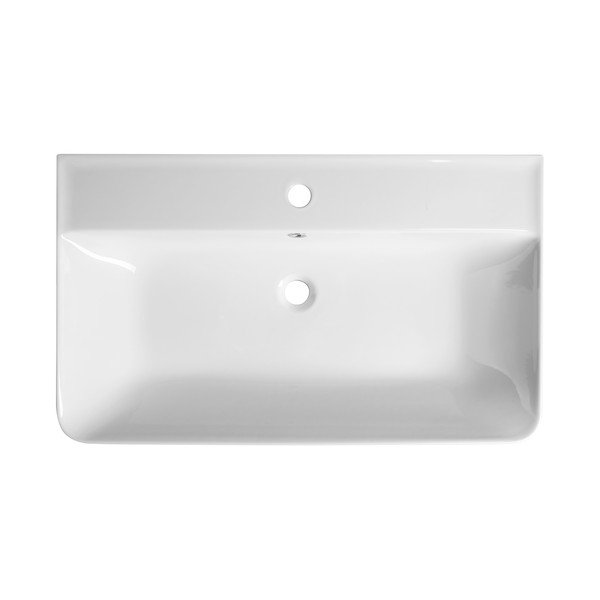 Biała ceramiczna umywalka 80x48 cm Gali – Sapho-image-1
