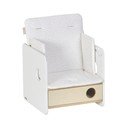 Biała wkładka do krzesełka do karmienia Nuun – Kave Home