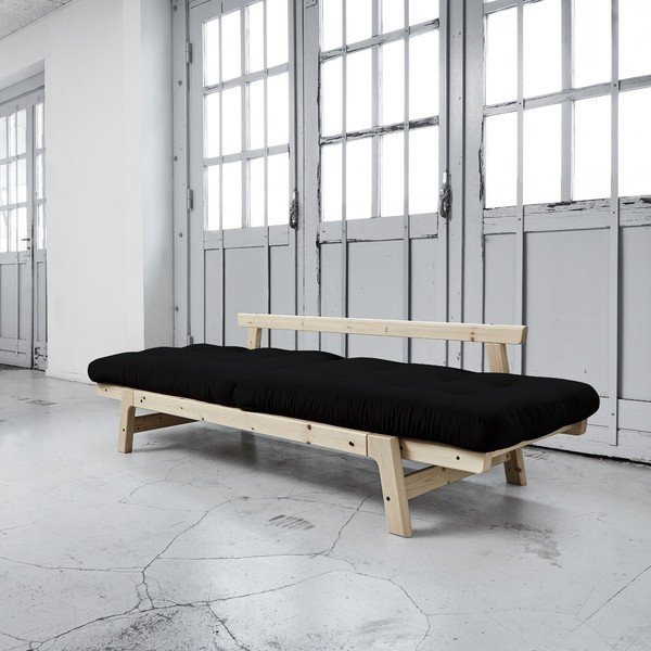 Sofa rozkładana Karup Step Natural/Black-image-3
