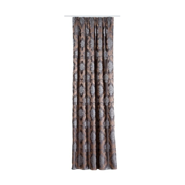 Brązowa zasłona 140x245 cm Figaro – Mendola Fabrics
