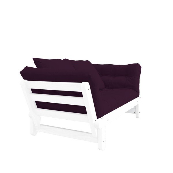 Sofa rozkładana Karup Beat White/Purple Plum-image-4