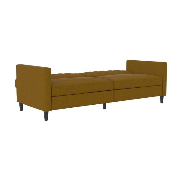 Żółta rozkładana sofa 86 cm Celine – Støraa-image-3