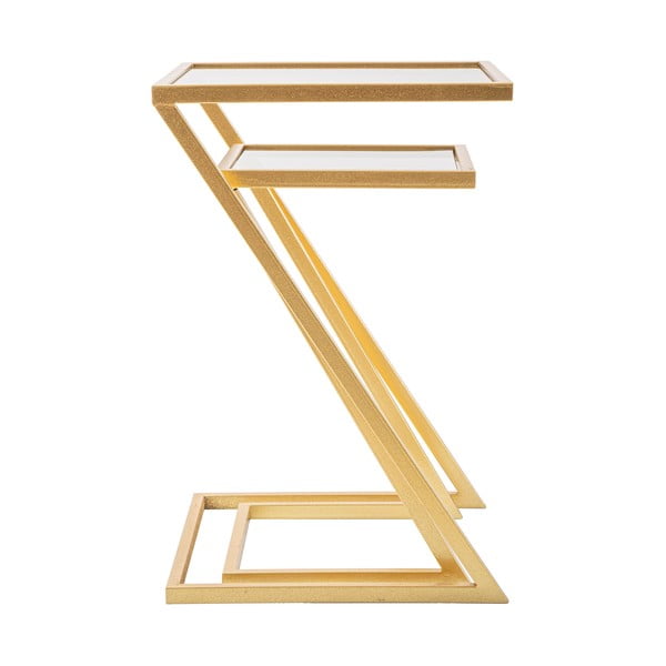 Stoliki  ze szklanym blatem zestaw 2 szt. 40x40 cm Zet – Mauro Ferretti-image-3