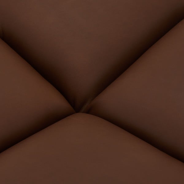 Ciemnobrązowy skórzany podnóżek Miami – Furnhouse-image-4