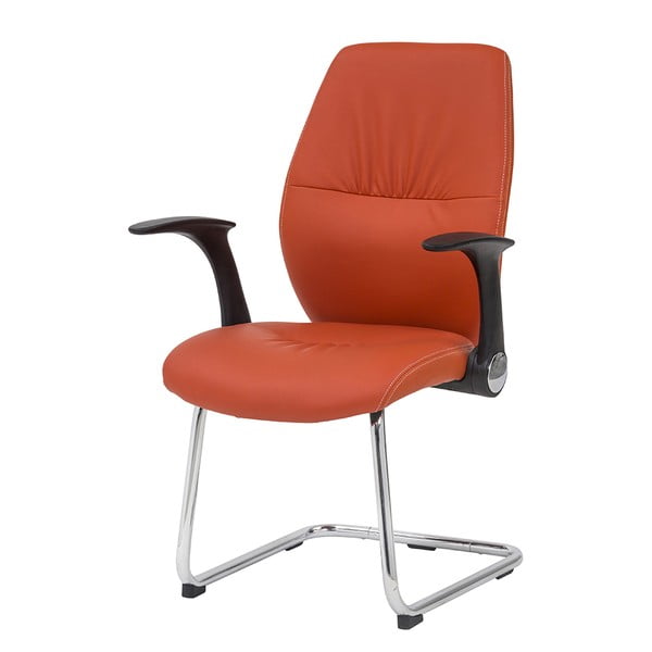 Krzesło biurowe Icaro, pomarańczowe