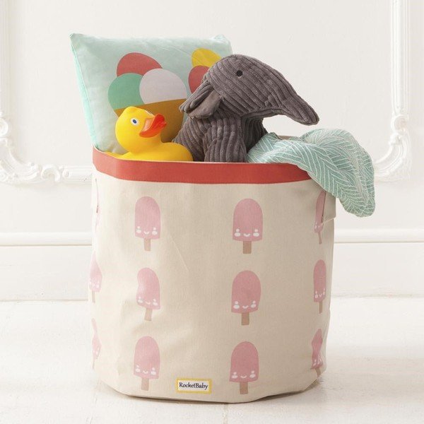 Materiałowy dziecięcy pojemnik do przechowywania Sweetie the Ice Cream – Rocket Baby-image-4