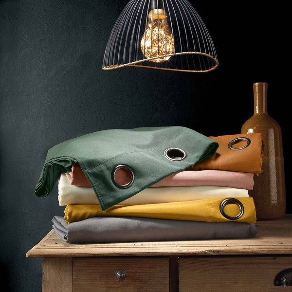 Beżowa zasłona 140x180 cm Essentiel – douceur d'intérieur-image-3