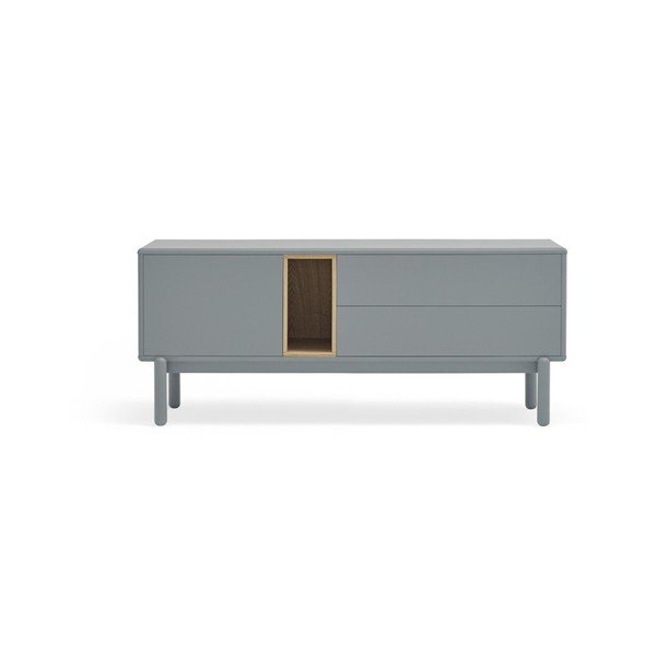 Niebieska/szara szafka pod TV 140x56 cm Corvo – Teulat