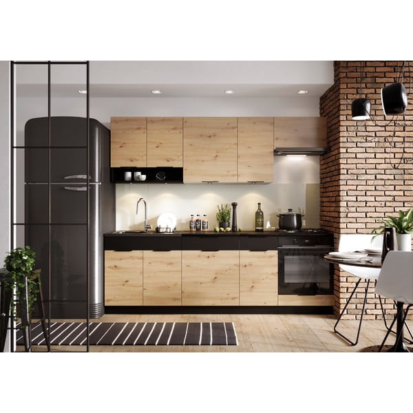 Kuchnia w kształcie I bez blatu (bez usługi montażu) 240 cm Kian – STOLKAR