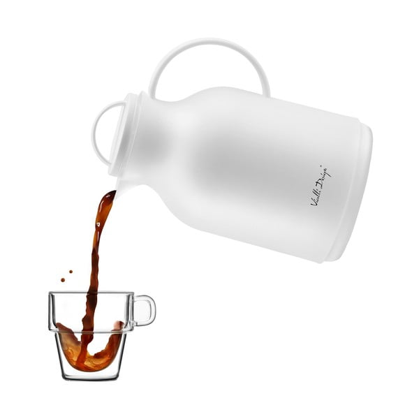 Biały termos Vialli Design, 1 l-image-4