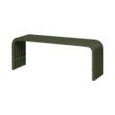 Zielona metalowa ławka ogrodowa Nokk – noo.ma