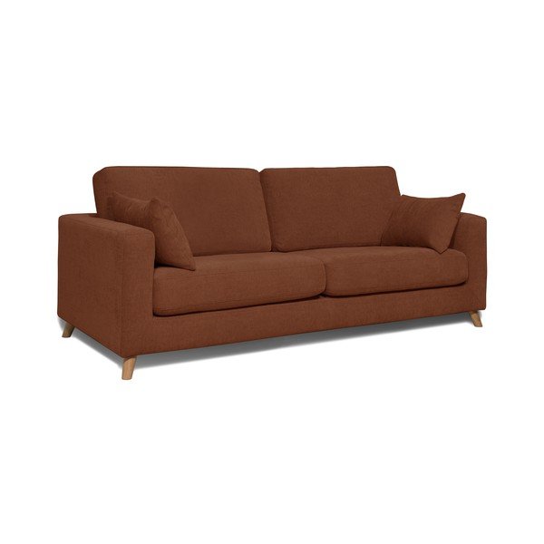 Ciemnopomarańczowa sofa 234 cm Faria – Scandic-image-1