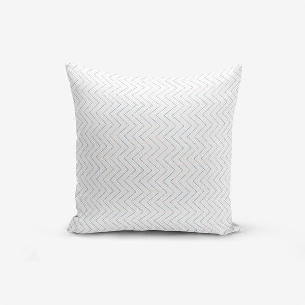 Poszewka na poduszkę z domieszką bawełny Minimalist Cushion Covers Colorful Zigzag Puro, 45x45 cm