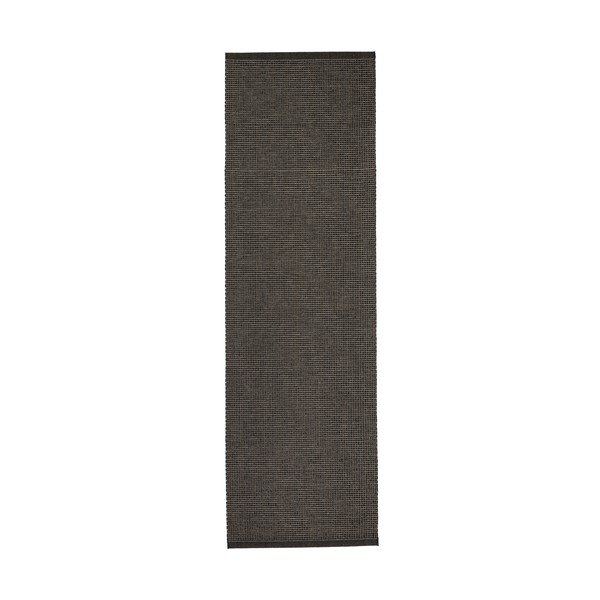 Antracytowy chodnik odpowiedni na zewnątrz 70x240 cm Emm Black Linen – Pappelina-image-4