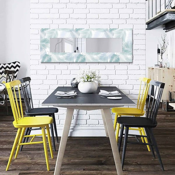 Lustro ścienne z drewnianą ramą 40x120 cm – Wallity-image-2