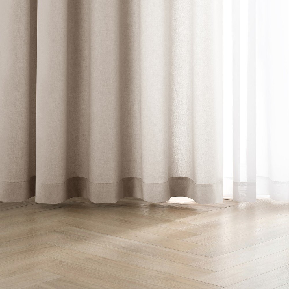 Kremowa zasłona częściowo zaciemniająca (dimout) 140x300 cm Calisto – Filumi (zdjęcie 10)