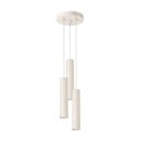 Kremowa lampa wisząca ø 19,5 cm Castro – Sollux