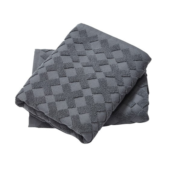 Ręcznik Cross Grey, 133x70 cm