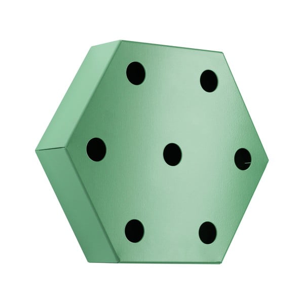 Stojak na wino Hexagon, zielony