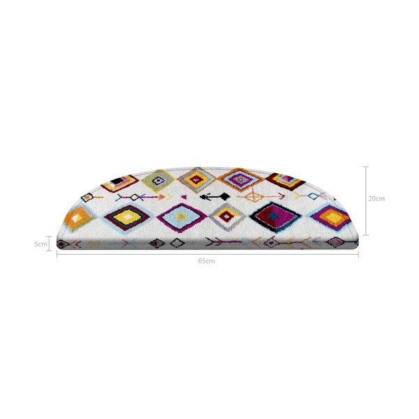 Dywaniki na schody zestaw 16 szt. 65x20 cm Ethnic – Vitaus-image-4