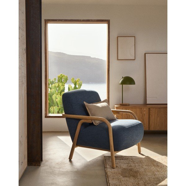 Niebieski fotel Sylo – Kave Home-image-1