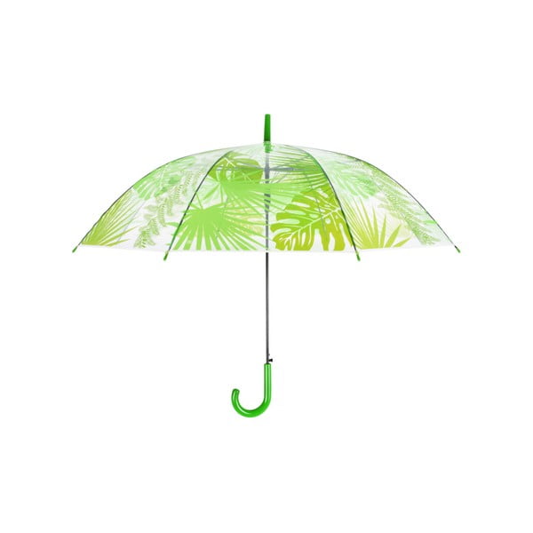 Przezroczysty parasol z motywem liści Esschert Design, ⌀ 100 cm