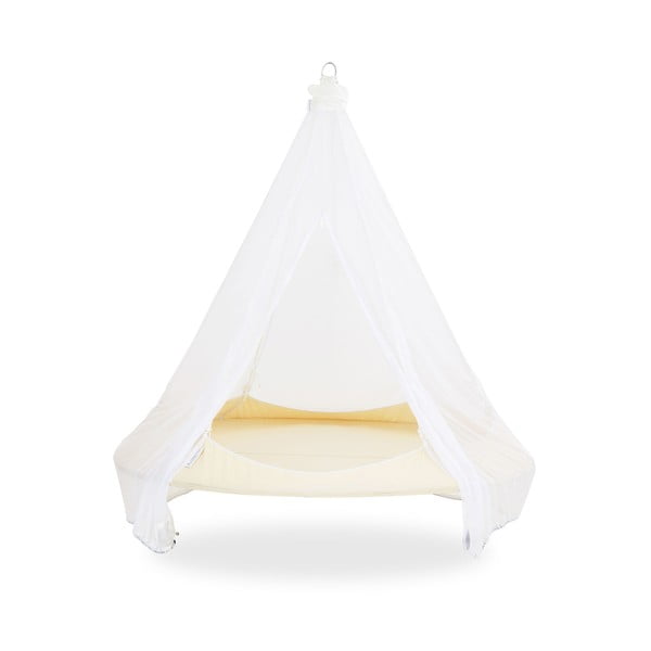 Biała moskitiera na huśtawkę ø 180 cm –  Hangout Pod