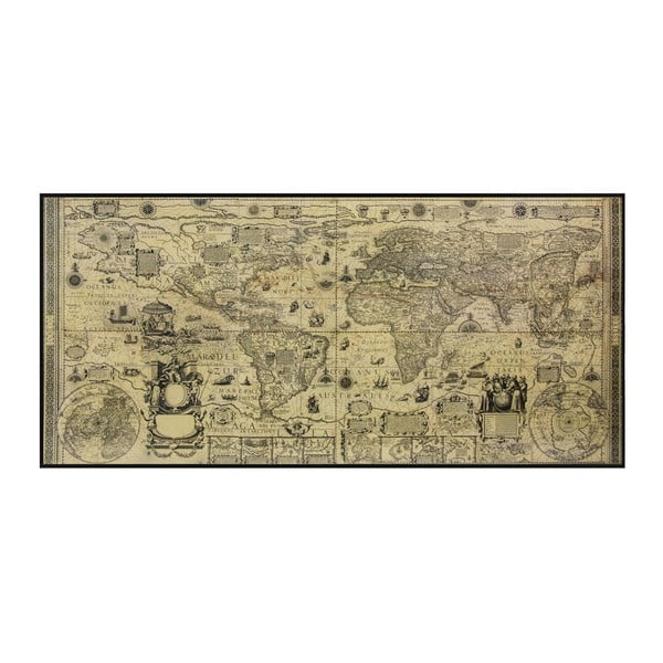 Mapa naścienna Antique World, 50 x 100 cm