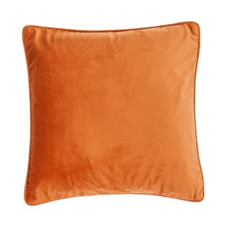 Ciemnopomarańczowa poduszka Tiseco Home Studio Velvety, 45x45 cm