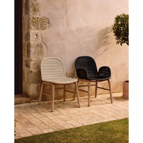 Beżowe krzesło ogrodowe Alipa – Kave Home-image-2