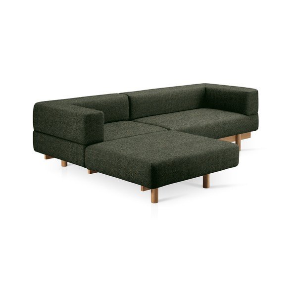 Ciemnozielona sofa 260 cm Alchemist – EMKO-image-2