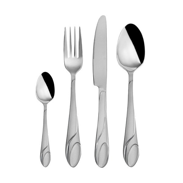 Komplet 24 szt. nierdzewnych sztućców Orion Amber