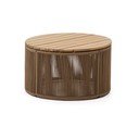 Okrągły stolik ogrodowy z blatem z drewna akacjowego ø 60 cm Dandara – Kave Home