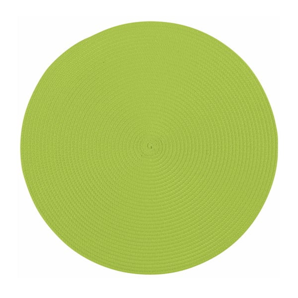 Zielona okrągła mata stołowa Tiseco Home Studio Round, ø 38 cm