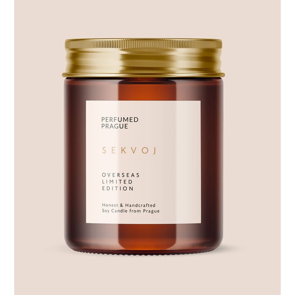 Zapachowa sojowa świeca czas palenia 40 h Slavic Edition: #64 Sequoia, Eben and Cedar – Perfumed Prague-image-2