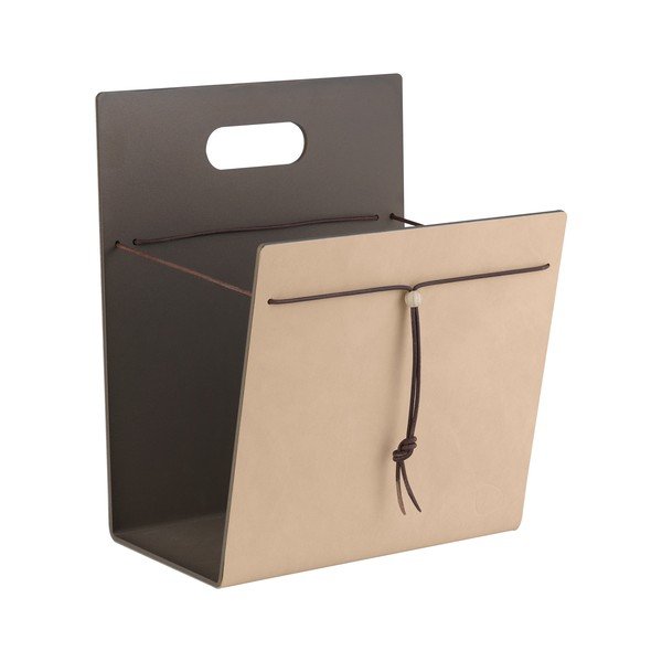 Gazetnik metalowy/ze skóry ekologicznej Nupo M – LIND DNA