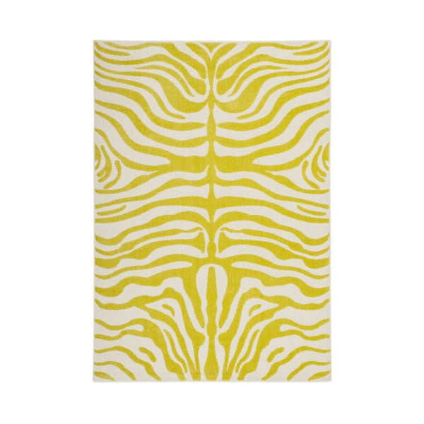 Żółty dywan Kayoom Fusion 830, 200x290 cm