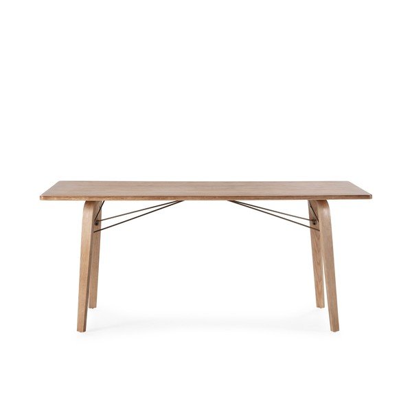 Stół z blatem w dekorze dębu 90x180 cm Lujan – MOME-image-3