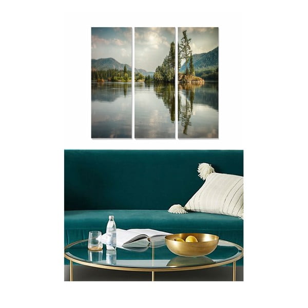 Obrazy zestaw 3 szt. 20x50 cm – Wallity-image-1