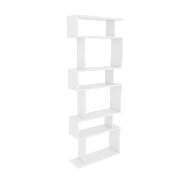 Biały regał 60x160 cm Bates – Kalune Design-image-2