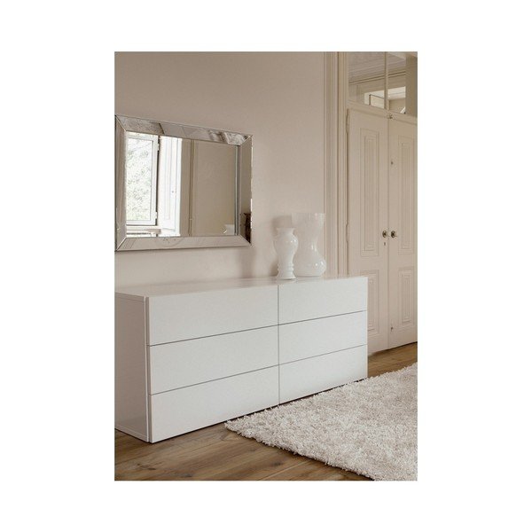 Biała komoda z 6 szufladami TemaHome Aurora-image-1