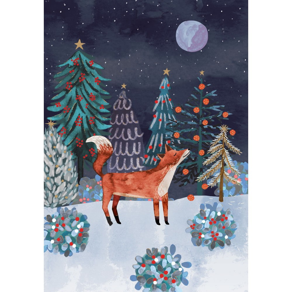 Kartki zestaw 5 szt. ze świątecznym motywem Lodestar – Roger la Borde