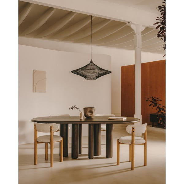 Czarna lampa wisząca ø 87 cm Makai – Kave Home-image-2