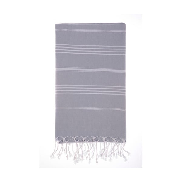 Ręcznik Hamam Cesme Grey, 100x180 cm