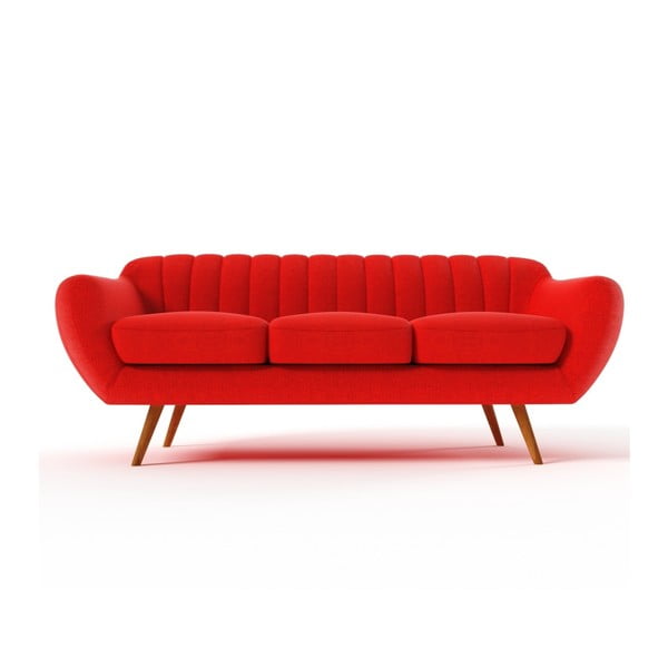 Czerwona
  sofa trzyosobowa Wintech Azzurre